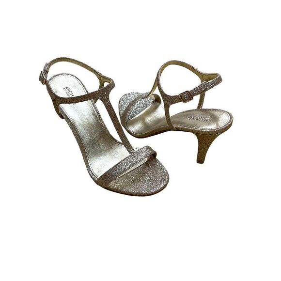 🌟NEW🌟 Michael Kors Glitter Becky Sandals - Picture 1 of 5